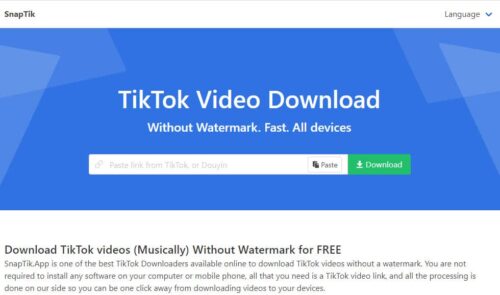 Cara Download Video Menggunakan SnapTik