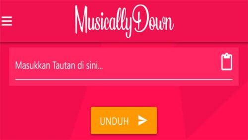 Cara Download Video TikTok Via Aplikasi MusicallyDown